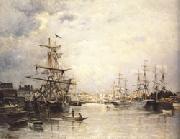 Stanislas Lepine The Port of Caen oil painting picture wholesale